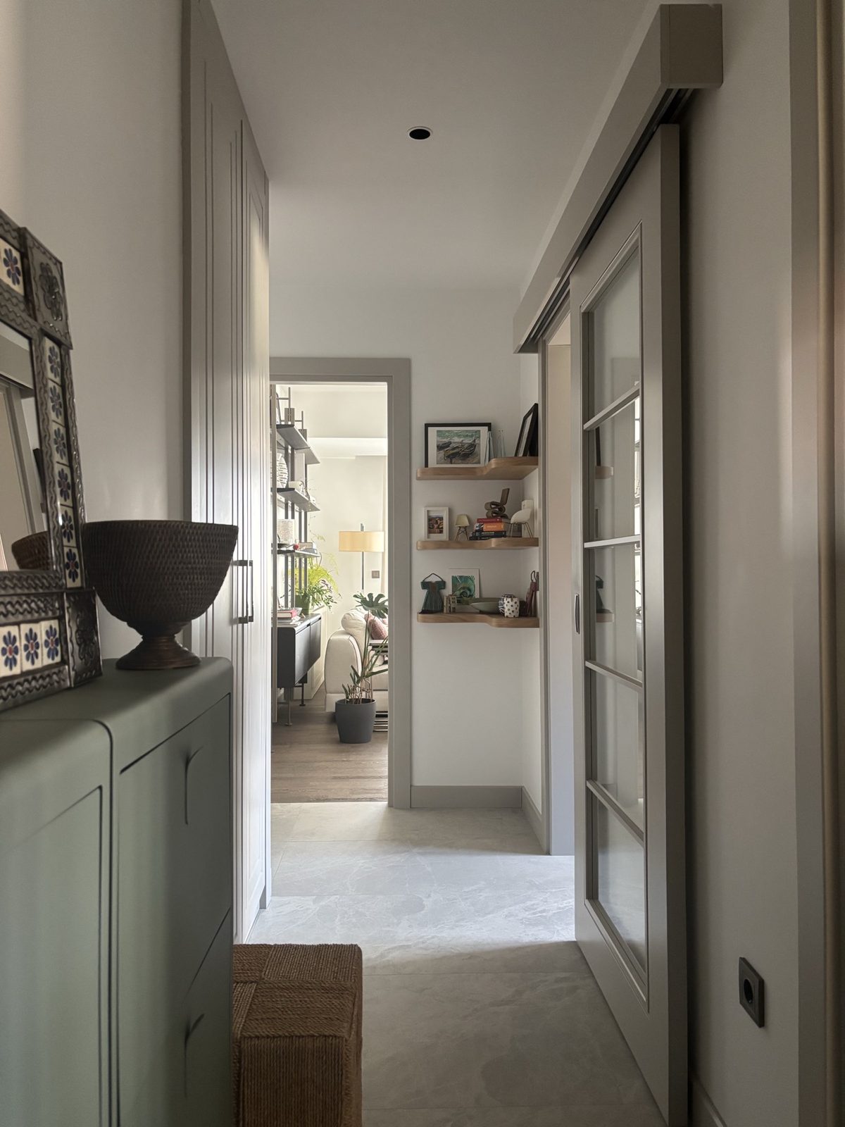 Bold tiled shower