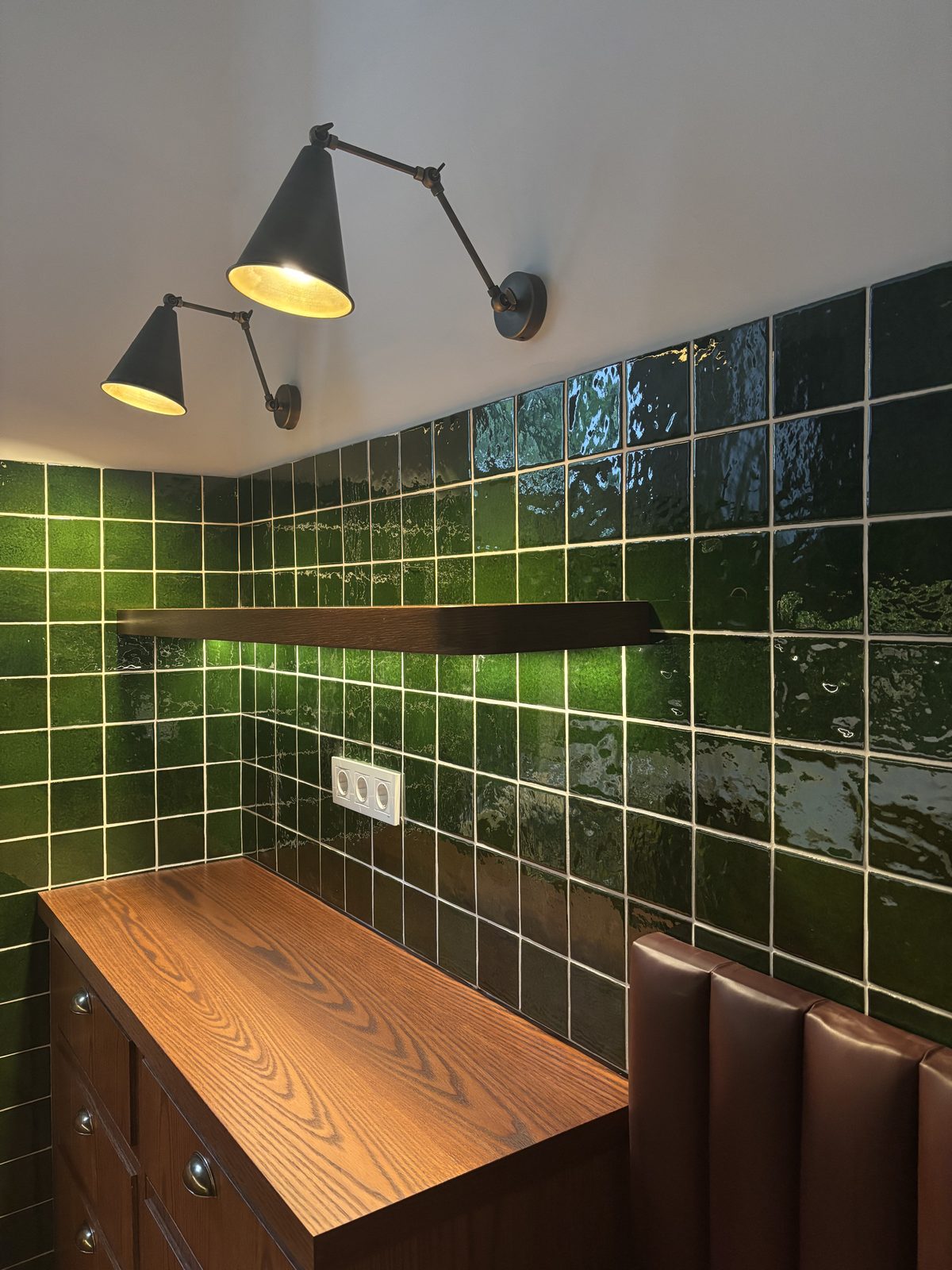 Green bedroom